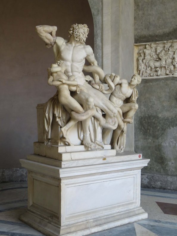 Vatican Museum - Laocoon and his sons being attacked by a serpent.